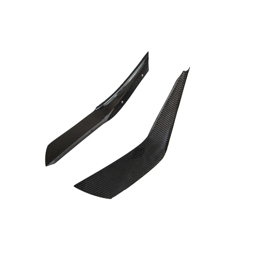 Carbon Fiber Front Bumper Canards - Ford Mustang S650 Dark Horse 2024 - Current (does not fit GT Bumper)