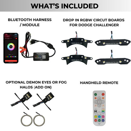 Dodge Challenger RGBW DRL Boards (2015-2023)