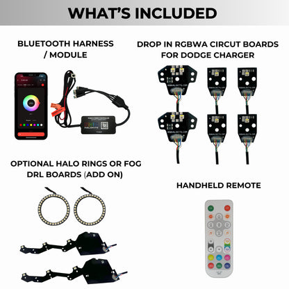 Dodge Charger RGBWA DRL Boards (2015-2023)