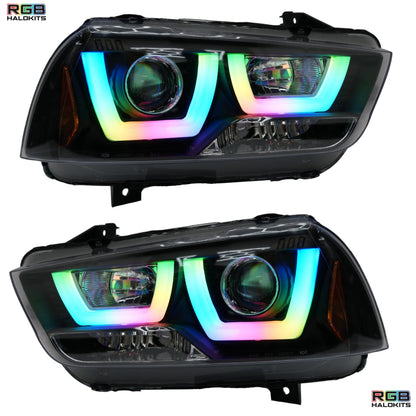 Dodge Charger Flow Series DRL Boards (for 2011-2014 Spec-D Headlights)