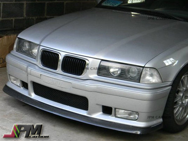 AC Style Carbon Fiber Front Bumper Add-on Lip Fits For 1992-1998 BMW E36 M3 Only