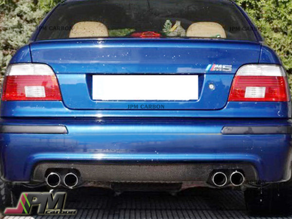 OEM Style Carbon Fiber Rear Diffuser Fits For 1996-2003 BMW E39 M5 Only