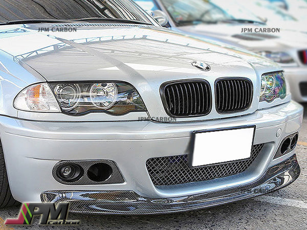 Sasaonsale H PU Front Bumper Lip For BMW E46 2001-2006 (Fits Factory M3 Bumper)