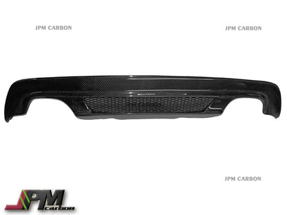 HM Style Carbon Fiber Rear Diffuser (For Quad Tips) Fits For 2004-2009 BMW E60 M-Sport Only