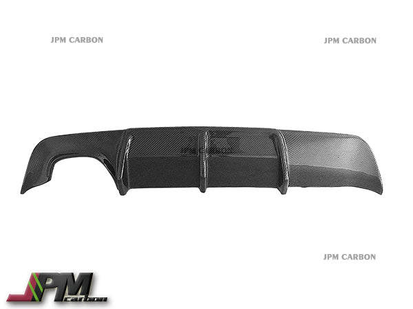 DP Style Carbon Fiber Rear Diffuser (For Left Dual Tips) Fits For 2004-2009 BMW E60 M-Sport Only