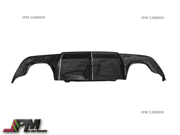 DP Style Carbon Fiber Rear Diffuser (For Quad Tips) Fits For 2004-2009 BMW E60 M-Sport Only