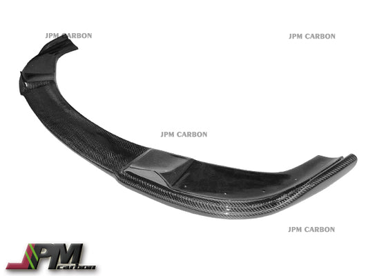 HM Style Carbon Fiber Front Bumper Add-on Lip Fits For 2004-2010 BMW E60 5-Series with M-Sport Package Only