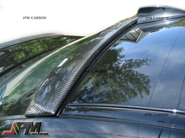 AC Style Carbon Fiber Roof Spoiler Fits For 2004-2009 BMW E60 5-Series Sedan Only