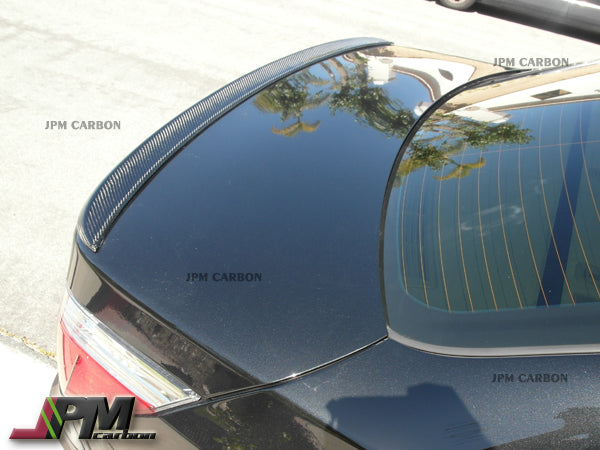 M5 Style Carbon Fiber Trunk Spoiler Fits For 2004-2009 BMW E60 5-Series Sedan Only