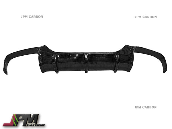 V Style Carbon Fiber Rear Diffuser (For Quad Tips) Fits For 2006-2010 BMW E63 M6 Only