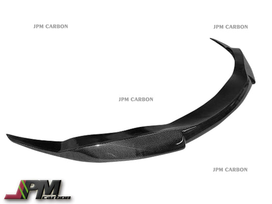 V Style Carbon Fiber Front Bumper Add-on Lip Fits For 2006-2010 BMW E63 M6 Only