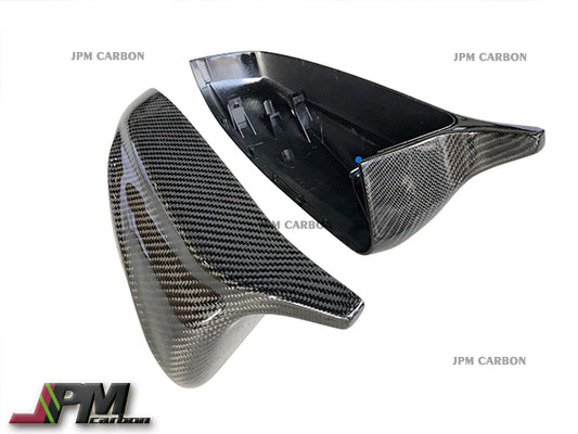 M Style Carbon Fiber Replacement Mirror Covers Fits For 2006-2013 BM E70 X5 & 2008-2013 BMW E71 X6 Only