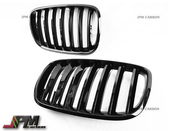 P Style Front Kidney Grille Fits For 2006-2013 BM E70 X5 & 2008-2013 BMW E71 X6 Only