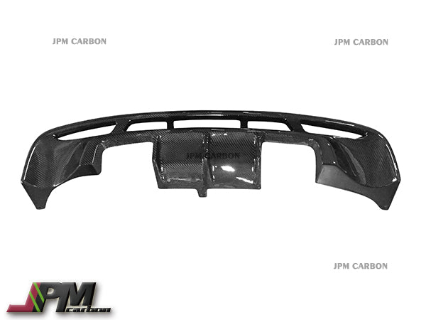 HG Style Carbon Fiber Rear Diffuser (For Quad Tips) Fits For 2008-2013 BMW E82 E88 M-Sport Only