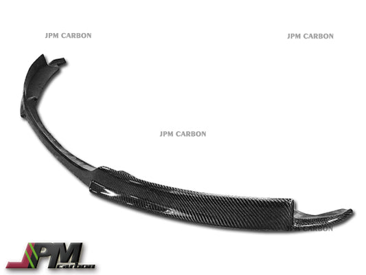 V Style Carbon Fiber Front Bumper Add-on Lip Fits For 2008-2013 BMW E82 E88 with M-Sport Package Only