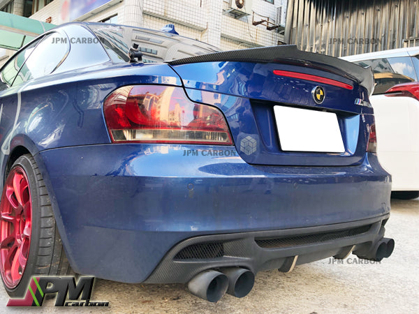 M4 Style Carbon Fiber Trunk Spoiler Fits For 2008-2013 BMW E82 1-Series Coupe Only