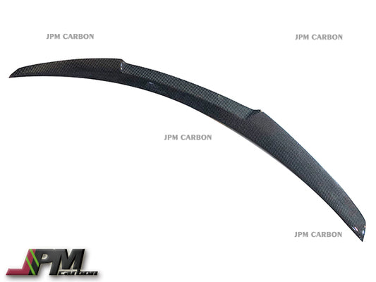 M4 Style Carbon Fiber Trunk Spoiler Fits For 2005-2011 BMW E90 3-Series Sedan Only