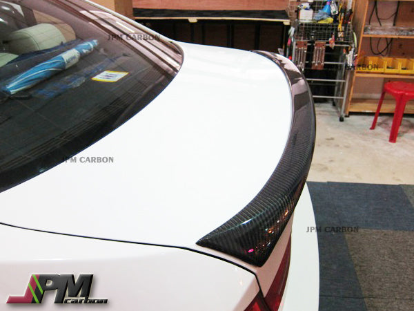 OEM Style Carbon Fiber Trunk Spoiler Fits For 2005-2011 BMW E90 3-Series Sedan Only