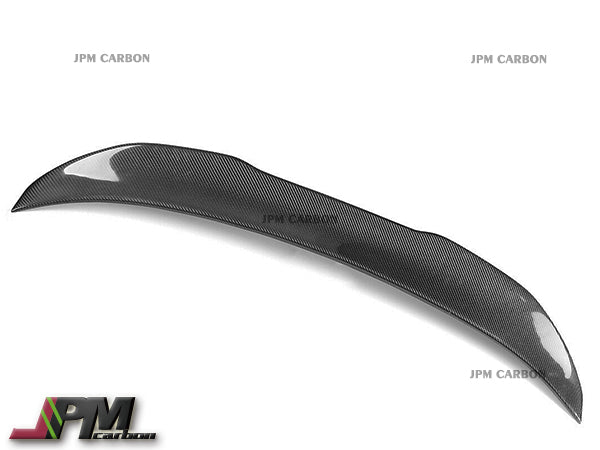 PSM Style Carbon Fiber Trunk Spoiler Fits For 2005-2011 BMW E90 3-Series Sedan Only