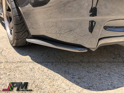 [JPMCarbon] E Style Carbon Fiber Rear Bumper Add-on Splitter Lips Fits For 2008-2012 BMW E92 E93 M3 Only