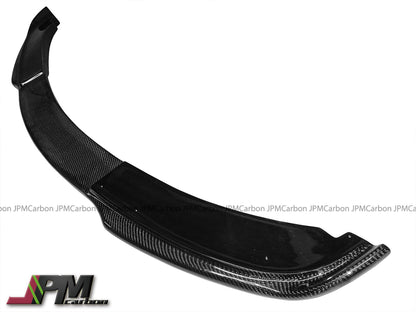 [JPMCarbon] HM Style Carbon Fiber Front Bumper Add-on Lip Fits For 2008-2010 BMW E92 E93 Pre-facelift Standard Only