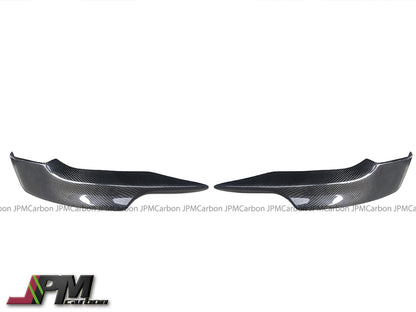 P Style Carbon Fiber Front Add-on Splitter Lips Fits For 2008-2010 BMW E92 E93 Pre-facelift M-Sport Only