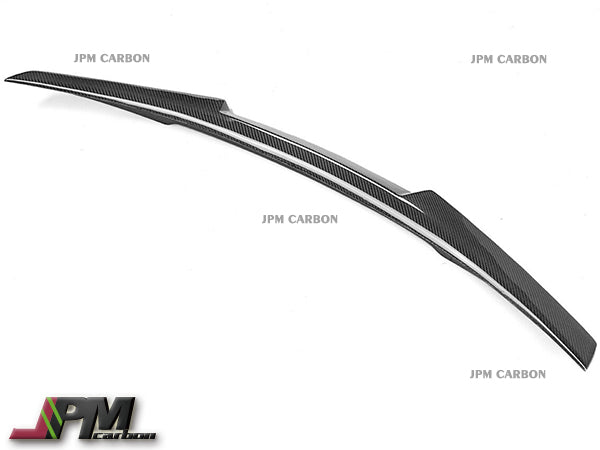 M4 Style Carbon Fiber Trunk Spoiler Fits For 2008-2013 BMW E92 3-Series Coupe Only