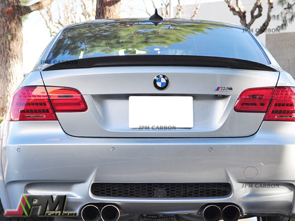 Performance High Kick Style Carbon Fiber Trunk Spoiler Fits For 2008-2013 BMW E92 3-Series Coupe Only