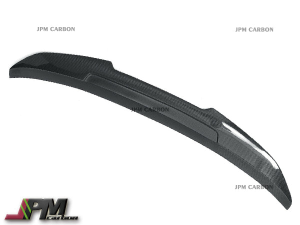 PSM Style Carbon Fiber Trunk Spoiler Fits For 2008-2013 BMW E92 3-Series Coupe Only