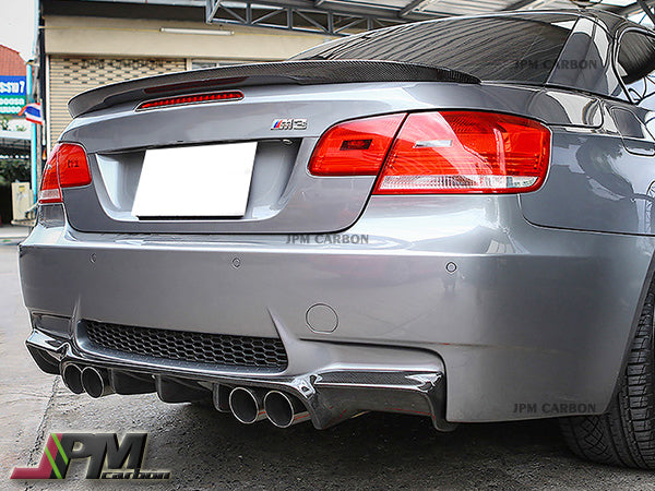 GS Style Carbon Fiber Rear Diffuser Fits For 2008-2013 BMW E92 E93 M3 Only