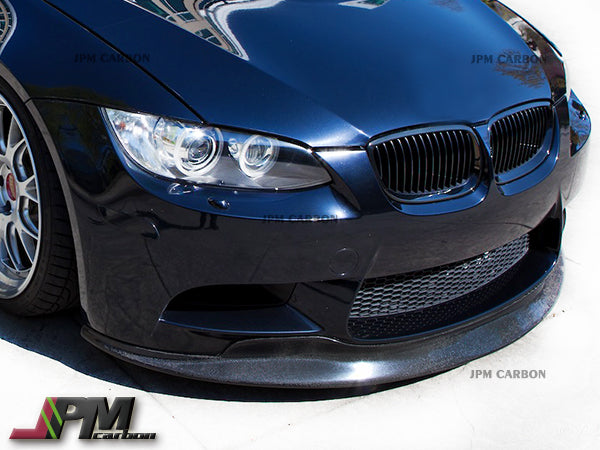 CH Style Carbon Fiber Front Bumper Add-on Lip Fits For 2008-2013 BMW E90 E92 E93 M3 Only