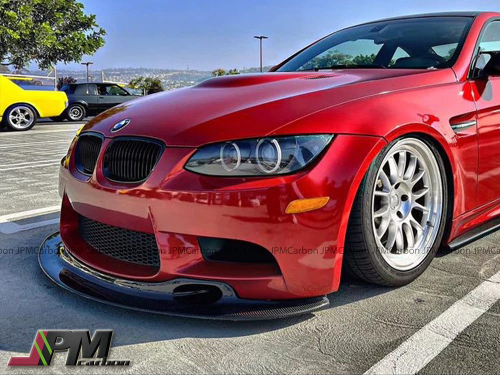 GT4 Style Carbon Fiber Front Bumper Add-on Lip Fits For 2008-2013 BMW E90 E92 E93 M3 Only