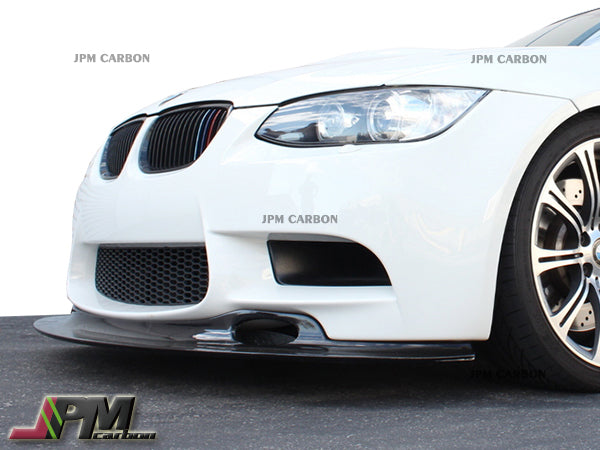GT4 Style Carbon Fiber Front Bumper Add-on Lip Fits For 2008-2013 BMW E90 E92 E93 M3 Only