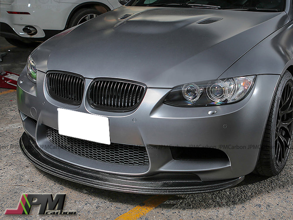 GTS2 Style Carbon Fiber Front Bumper Add-on Lip Fits For 2008-2013 BMW E90 E92 E93 M3 Only