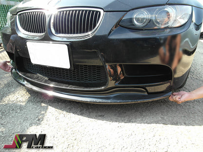 GTS Style Carbon Fiber Front Bumper Add-on Lip Fits For 2008-2013 BMW E90 E92 E93 M3 Only