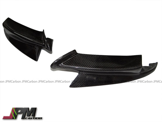 P Style Carbon Fiber Front Add-on Splitter Lips Fits For 2008-2012 BMW E92 E93 M3 Only