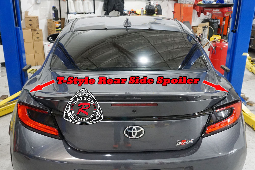 T Style Rear Side Spoiler For 2022-2026 Toyota GR86