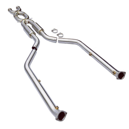 IRL E9x Double X Pipe