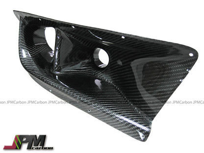 [JPMCarbon] Carbon Fiber Front Bumper Vent Covers Fits For 2003-2005 Mitsubishi EVO 8th Only
