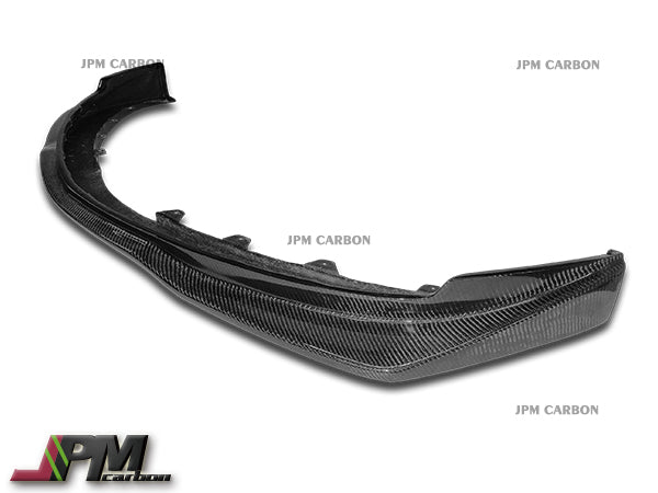 VR Style Carbon Fiber Front Bumper Add-on Lip Fits For 2006-2007 Mitsubishi EVO 9th Only