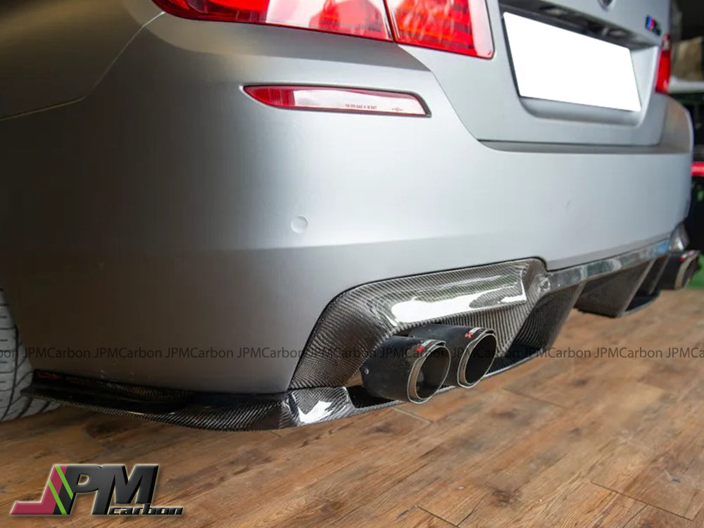 PSM Style Carbon Fiber Rear Diffuser Fits For 2011-2016 BMW F10 M5 Only