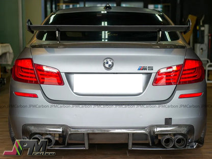 PSM Style Carbon Fiber Rear Diffuser Fits For 2011-2016 BMW F10 M5 Only