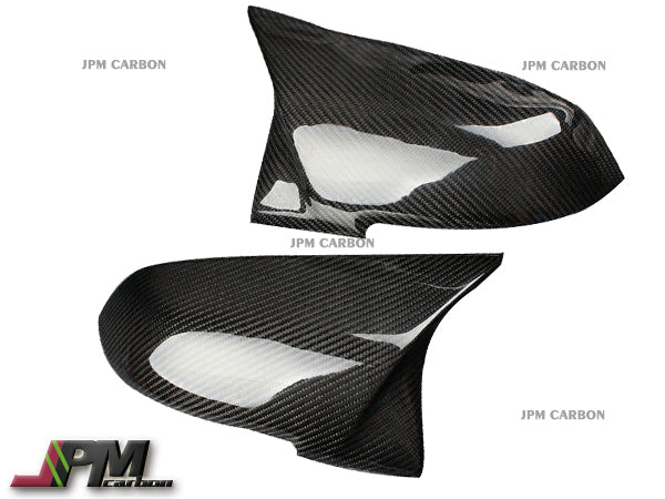 M Style Carbon Fiber Replacement Mirror Covers Fits For 2014-2016 BMW F07 F10 F11 5-Series LCI Only