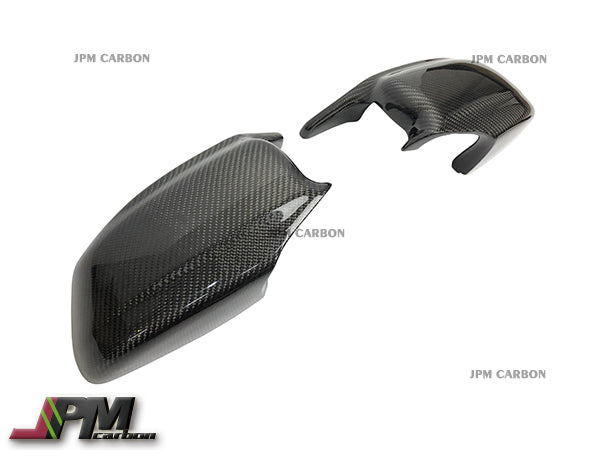 M Style Carbon Fiber Replacement Mirror Covers Fits For 2010-2013 BMW F07 F10 F11 5-Series Pre-facelift Only