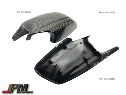 M Style Carbon Fiber Replacement Mirror Covers Fits For 2010-2013 BMW F07 F10 F11 5-Series Pre-facelift Only