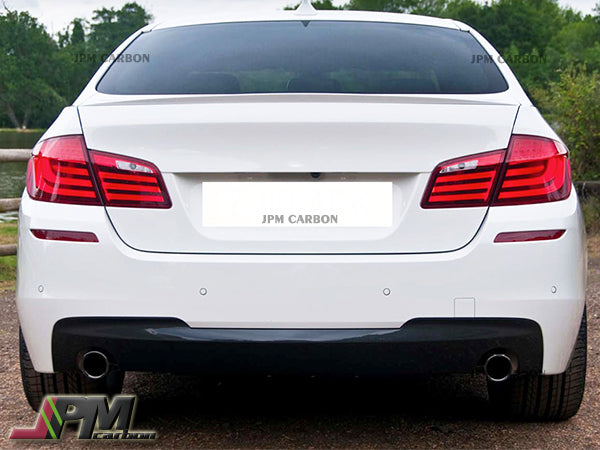OEM Style Carbon Fiber Rear Diffuser Fits For 2011-2015 BMW F10 5-Series M-Sport Only