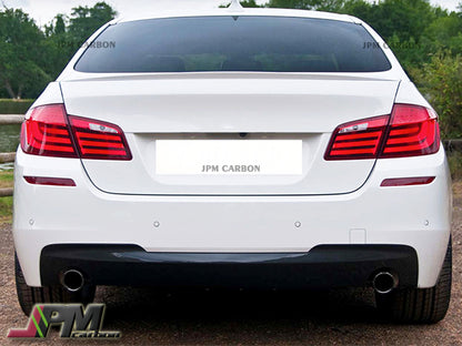 OEM Style Carbon Fiber Rear Diffuser Fits For 2011-2015 BMW F10 5-Series M-Sport Only