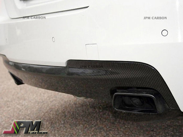 OEM Style Carbon Fiber Rear Diffuser (For Quad Exhaust Tips) Fits For 2011-2015 BMW F10 5-Series M-Sport Only