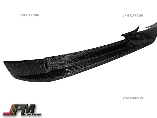 E Style Carbon Fiber Front Bumper Add-on Lip Fits For 2011-2016 BMW F10 5-Series M-Sport Package Only