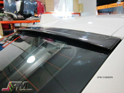 3D Style Carbon Fiber Roof Spoiler Fits For 2011-2016 BMW F10 5-Series Sedan Only